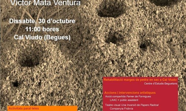 Un happening per a celebrar l’aniversari del Centre d’Estudis Beguetans