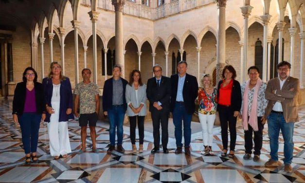 Al costat del president Torra i de Catalunya