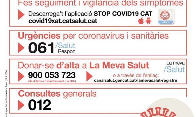 El coronavirus no fa vacances