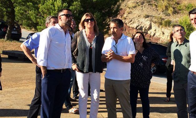 Acompanyant al conseller Vila a l’antic abocador