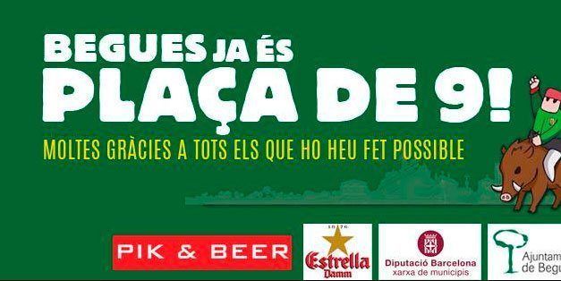 Som plaça de 9 i estem orgullosos
